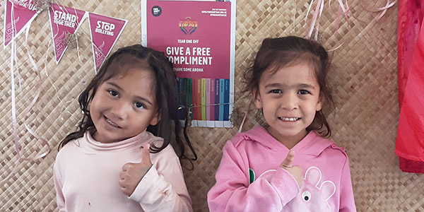 Pink Shirt Day at Ngā Ririki Early Learning Centre.